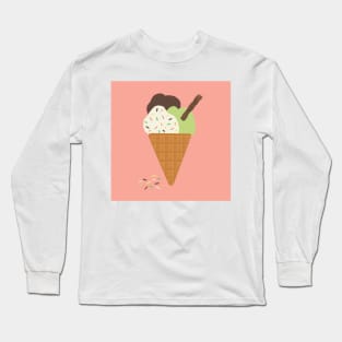 ice cream cone Long Sleeve T-Shirt